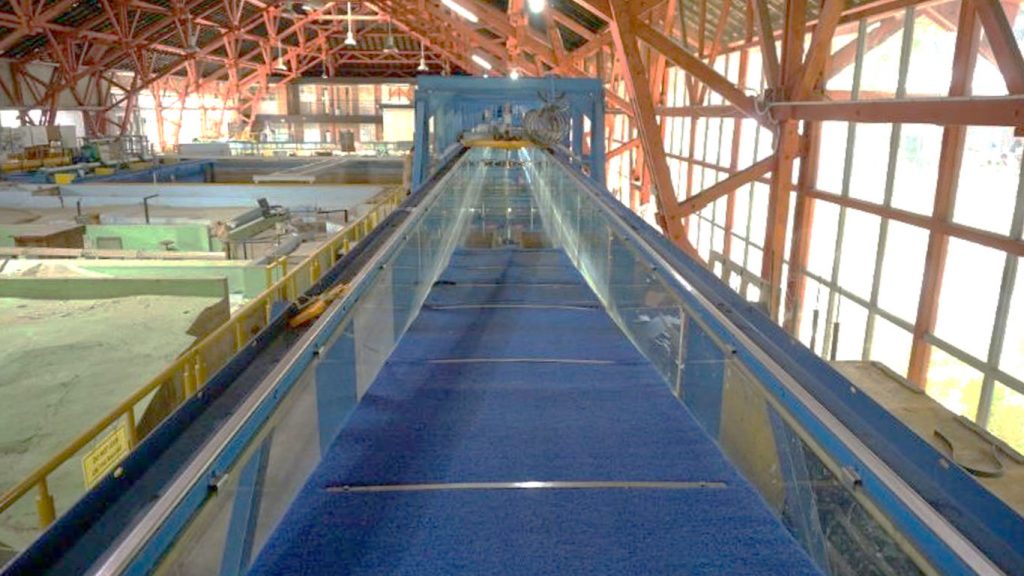 Wave Flume Top View